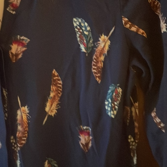 COPY - Joules Karis navy feathers dress. New with tags size 6 - Picture 2 of 4